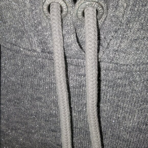 π HTF PINK VICTORIAS SECRET BLING SHIMMER GLITTER HOODIE - Picture 4 of 6